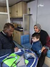 Mobile Medical camp for Afghan women & children