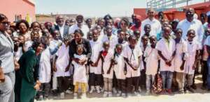 Students and teachers at Bela Vista