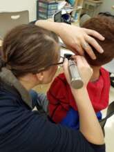 Hearing Screening at JC Nalle School