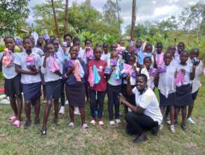 Dignity packs for girls from  new partner schools