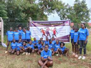 Girls at our 1st Netball Tournament - June 2025