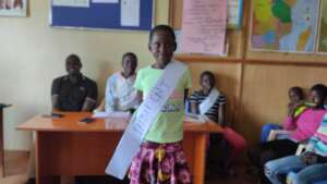 Girl as aspiring president