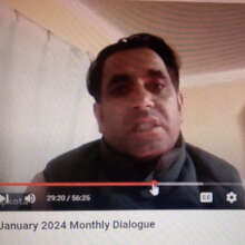 Bishnu appearing on Zoom Global Experience Forum