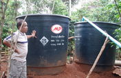 Water storage for rural villages in southern Laos