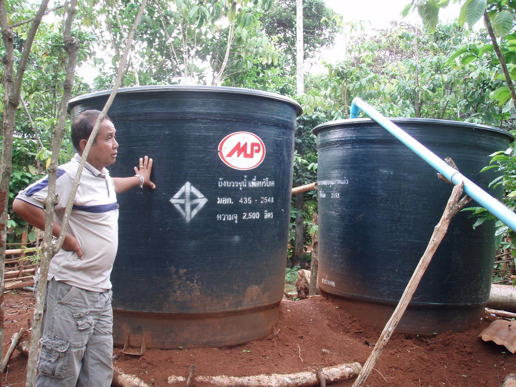 Water storage for rural villages in southern Laos