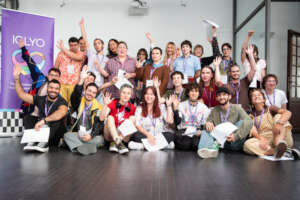 Group photo of the IGLYO Activist Academy Brussels