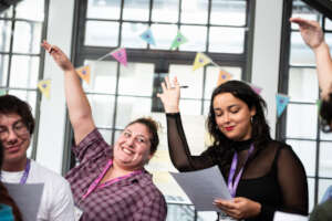 Participants in a networking session