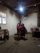 Solar Home System provides light at night