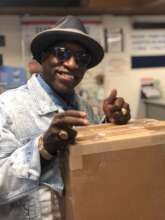Leon sending the filters to Gambia