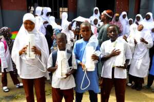 kids with water filters