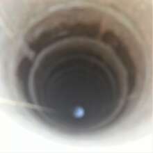 ot being lowed into the new well