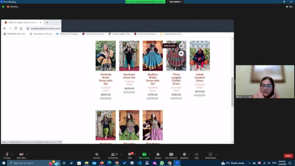 Connecting 100 Afghan Women to Online Sales