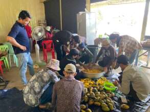 Making fermented liquid for crops