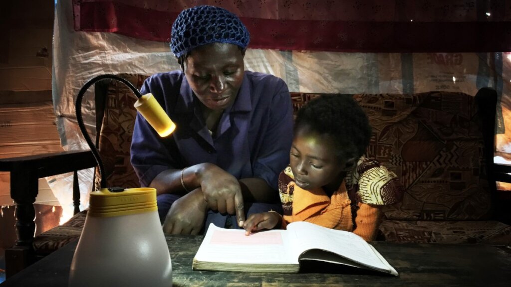 Using Solar light to Help Children in Rural Uganda