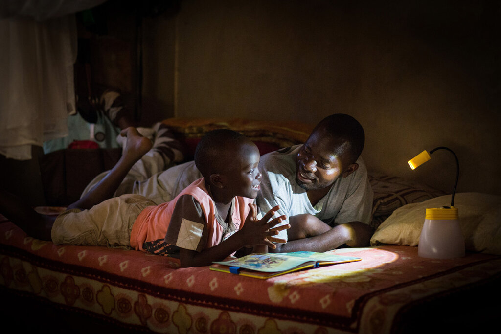 Using Solar light to Help Children in Rural Uganda