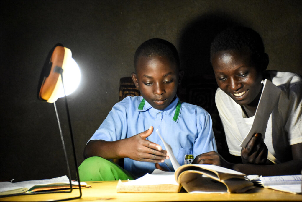 Using Solar light to Help Children in Rural Uganda