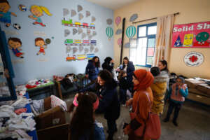 In-kind distribution in Aleppo (c) Omar Sandiki