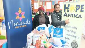 Nomonde pre school donation