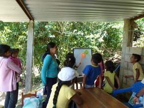 Edith's literacy class