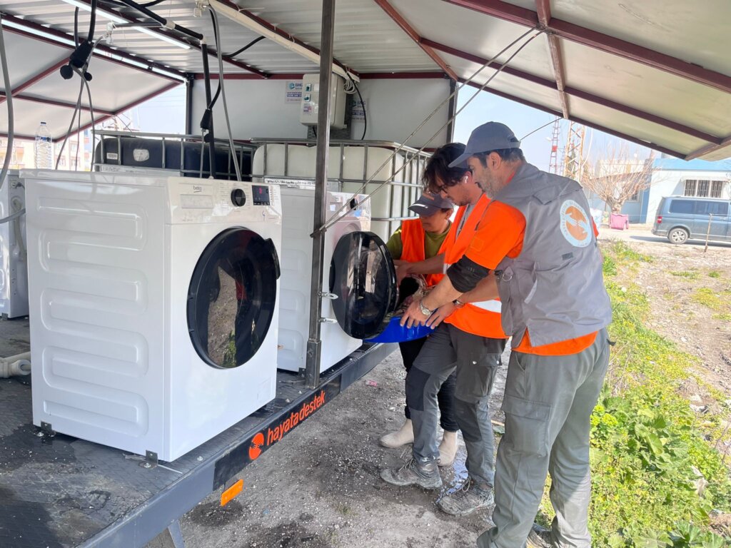 WE SUPPORT TO LIFE IN EARTHQUAKE ZONE