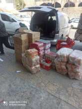 Ramadam distribution of food in Aleppo
