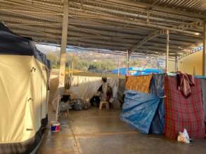 The temporary shelter