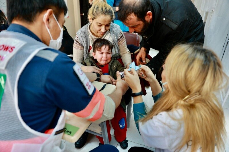 Build Laundry and Shower Facilities in Turkiye