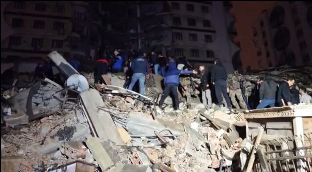 Emergency support for earthquake damage on Turkey