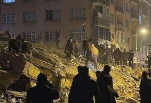 Emergency support for earthquake damage on Turkey