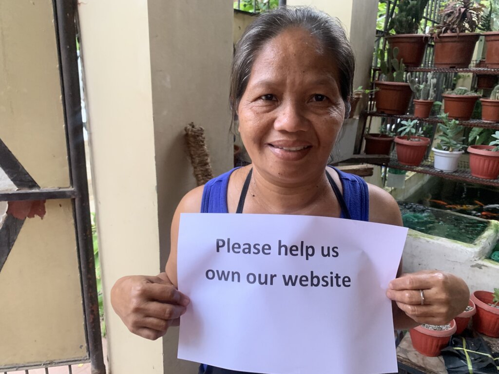 Please help us pay for website and social media