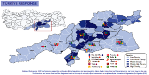 Turkiye response map