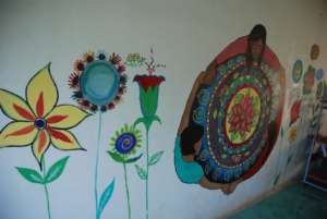 Art work done by the women/girls.