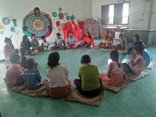 A group counseling session in action.