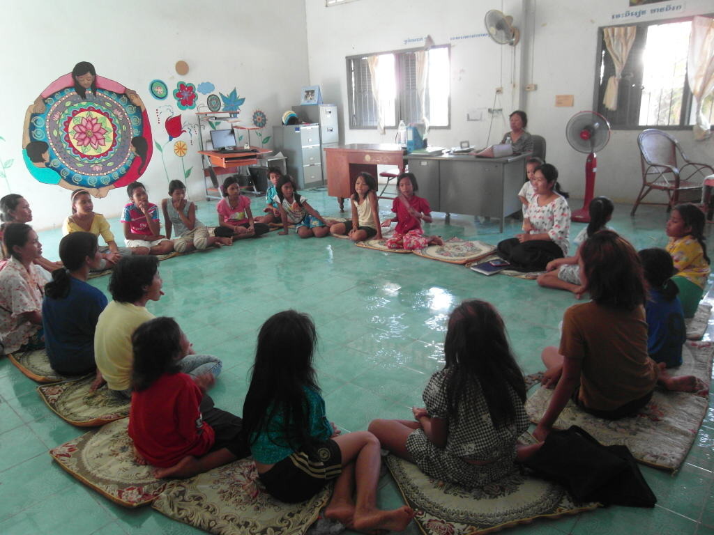 Clients participate in weekly meetings
