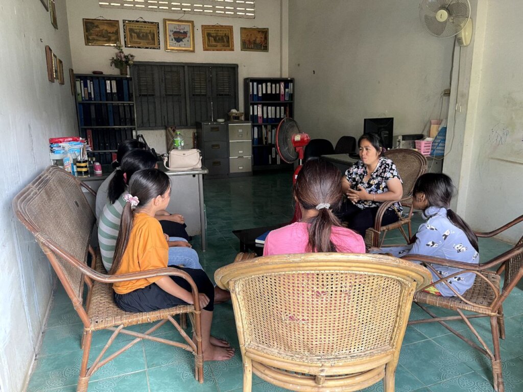Girls at the Shelter Receive Counseling