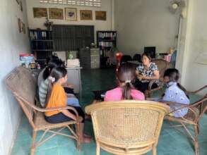 Girls at the Shelter Receive Counseling