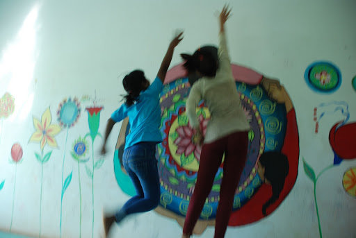 Jumping for joy!