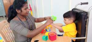 Tahnishk improving hand and eye coordination