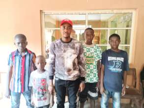 Our Project Leader and the double orphans