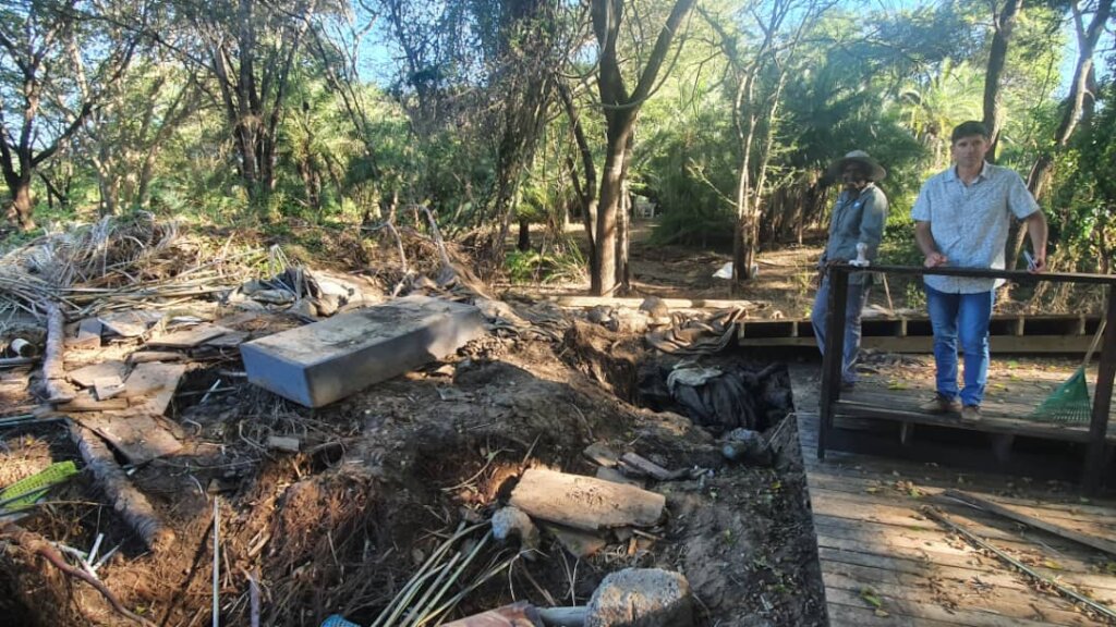Rebuild flood damaged Savannah Research Centre