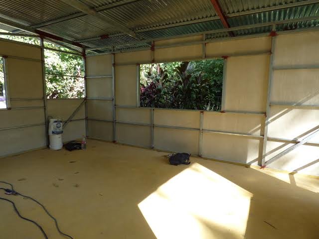 The classroom is starting to take shape!