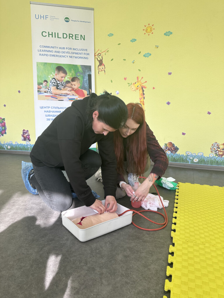 Emotional recovery spaces for children in Ukraine