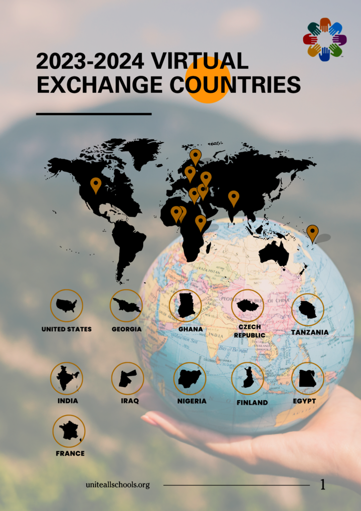 2023-2024 Virtual Exchange Countries