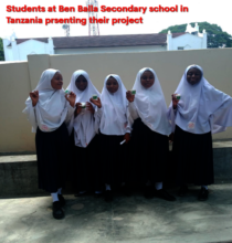 Students at Ben Balla secondary school-Tanzania