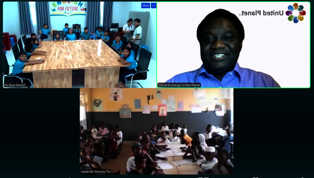Nigeria classroom exchange with Vietnam