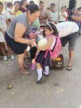 Families receiving food