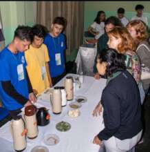 Our team on the Students Fair