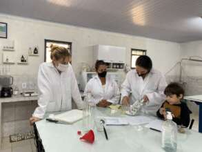 In the plants laboratory