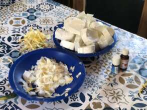 Soap made from wild ginger flower
