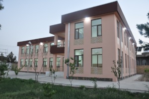 The new school building